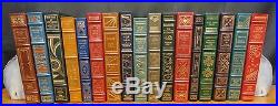 17 Volumes Of The Franklin Library Signed First Edition Society Leather/signed