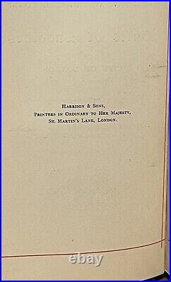 1889 History of Guild of Saddlers 1st Private Printing Signed Full Leather