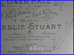 1899 Florodora LESLIE STUART'S COPY! Annotated Signed FIRST EDITION Musical Book