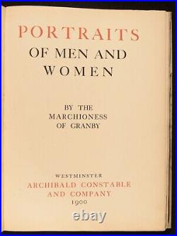 1900 Portraits of Men and Women Marchioness of Granby