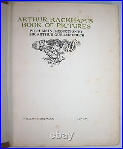 1913 Arthur Rackham's Book of Pictures Numbered Ltd SIGNED 1st 44 Colour Plates