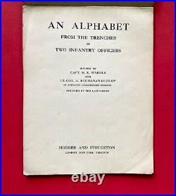 1916 An Alphabet from the Trenches World War 1 Buchanan-Dunlop M. K. Wardle