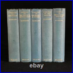 1923-9 5vol Carlyle David Alec Wilson First Edition Presentation Copy Signed