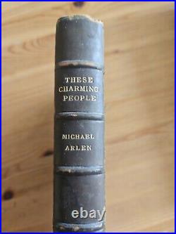 1924 Signed First Edition These Charming People Michael Arlen