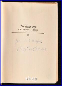 1926/1951 The Under Dog Agatha Christie First Edition Signed Novel Poirot