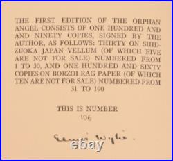 1929 The Orphan Angel By Elinor Wylie Limited Edition 106 Of 190 Signed First