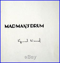 1930 FLAT SIGNED LYND WARD Mad Man's Drum FIRST EDITION, 2ND PTG WOODCUT NOVEL