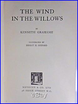 1931 Wind in the Willows + SIGNED LETTER FROM KENNETH GRAHAME First Edition