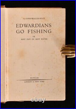 1932 Edwardians Go Fishing Or Many Days on Many Waters Signed 1st Edition Illus