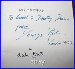 1933 Trekking On & 1943 No Outspan SIGNED by Deneys REITZ and JC SMUTS Boer War