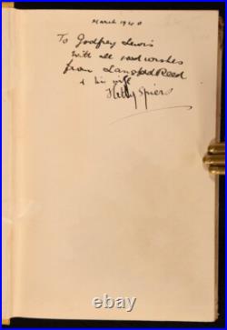 1939 The Mantle of Methuselah Langford Reed Hetty Spiers Signed First Edition 1939 The Mantle of Methuselah Langford Reed Hetty Spiers Signed First Edition