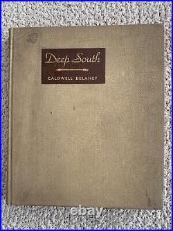 1942, 1st Printing, Ltd. Ed, Deep South, Caldwell Delaney, Illustrated, Signed