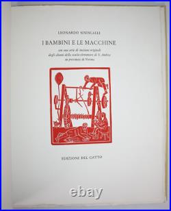 1956 I Bambini e le Macchine Leonardo Sinisgalli 1st SIGNED Numbered Ltd Verona