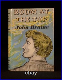 1957 Room at the Top John Braine First Edition in Dustwrapper Signed Card