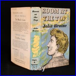 1957 Room at the Top John Braine First Edition in Dustwrapper Signed Card