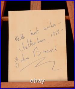 1957 Room at the Top John Braine First Edition in Dustwrapper Signed Card