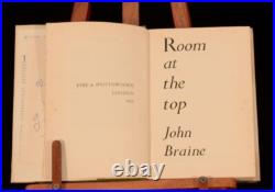 1957 Room at the Top John Braine First Edition in Dustwrapper Signed Card