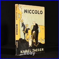 1959 Niccolo Karel Jaeger Signed First Edition Uncommon Dust Wrapper
