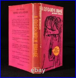 1962 A Clockwork Orange First Edition Signed Anthony Burgess Novel