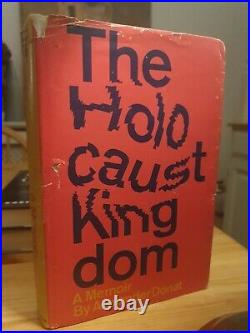1965 Signed First Edition The Holocaust Kingdom Alexander Donat