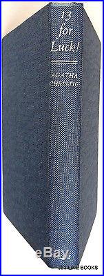 1966 13 For Luck! , Agatha Christie Signed Inscribed, First Edition Short Stories