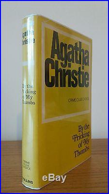 1968 Agatha Christie BY THE PRICKING OF MY THUMBS Signed first edition 1st print