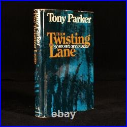 1969 The Twisting Lane Some Sex Offenders Tony Parker Signed First Edition D