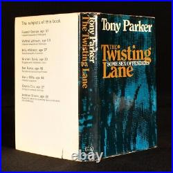 1969 The Twisting Lane Some Sex Offenders Tony Parker Signed First Edition D