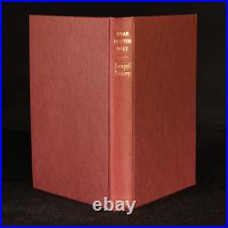 1970 Dear Doctor Dale by Jonquil Antony Signed First Edition Unclipped Dust W