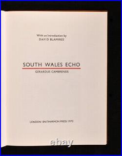 1973 South Wales Echo First Edition Colour Frontispiece Signed Dust Wrapper