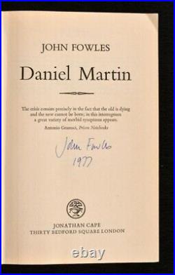 1977 Daniel Martin John Fowles First Edition Signed