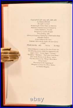 1983 At the Bottom of the River Jamaica Kincaid Signed First Edition