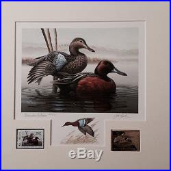 1987 IDAHO DUCK STAMP PRINT -First of State Executive Edition 50/177 Remarque