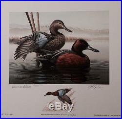 1987 IDAHO DUCK STAMP PRINT -First of State Executive Edition 50/177 Remarque