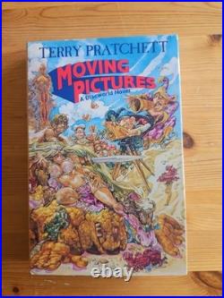 1990 Signed First Edition Terry Pratchett Moving Pictures
