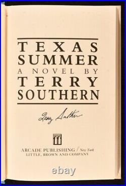 1991 Texas Summer Terry Southern Signed First Edition