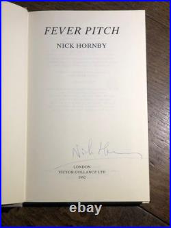 1992 Fever Pitch by Nick Hornby First Edition Signed 5th Impression
