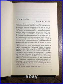 1992 Fever Pitch by Nick Hornby First Edition Signed 5th Impression