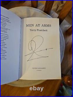 1993 Signed First Edition Terry Pratchett Men At Arms