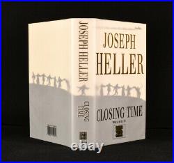 1994 Closing Time Joseph Heller Signed First UK Edition Dustwrapper