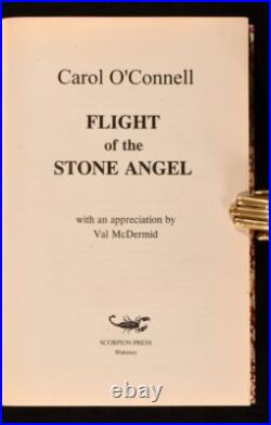 1997 Flight of the Stone Angel by Carol O'Connell Limited Signed First Edition