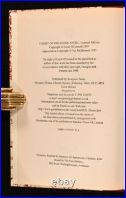 1997 Flight of the Stone Angel by Carol O'Connell Limited Signed First Edition