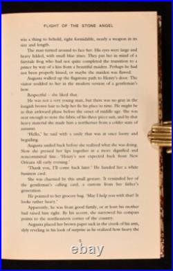 1997 Flight of the Stone Angel by Carol O'Connell Limited Signed First Edition