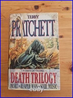 1998 Signed First Edition Terry Pratchett The Death Trilogy