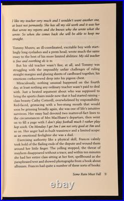 1998 Some Rain Must Fall Michel Faber Signed First Edition