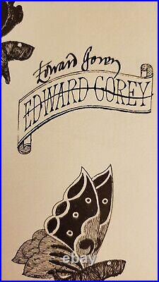 1st Edition AMPHIGOREY ALSO Edward Gorey SIGNED First Edition