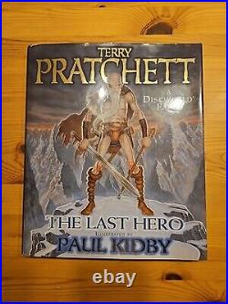 2001 Signed First Edition Terry Pratchett The Last Hero