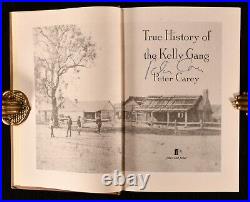 2001 True History of the Kelly Gang Peter Carey First Edition Signed