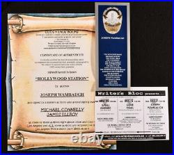 2006 Hollywood Station Joseph Wambaugh Signed First Edition Dust Wrapper Mich 2006 Hollywood Station Joseph Wambaugh Signed First Edition Dust Wrapper Mich