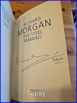 2008 Signed First Edition Richard Morgan The Steel Remains